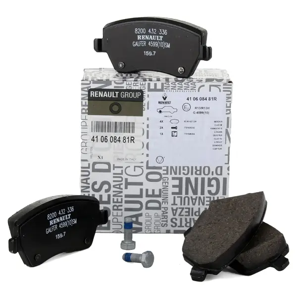 Set Placute Frana Fata Oe Renault Clio 4 2012 410608481R