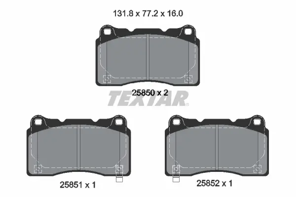 Set placute frana Fata potrivit ALFA ROMEO GIULIETTA; HONDA CIVIC X, CIVIC XI; RENAULT MEGANE III 1.6D 1.8 2.0 11.08-