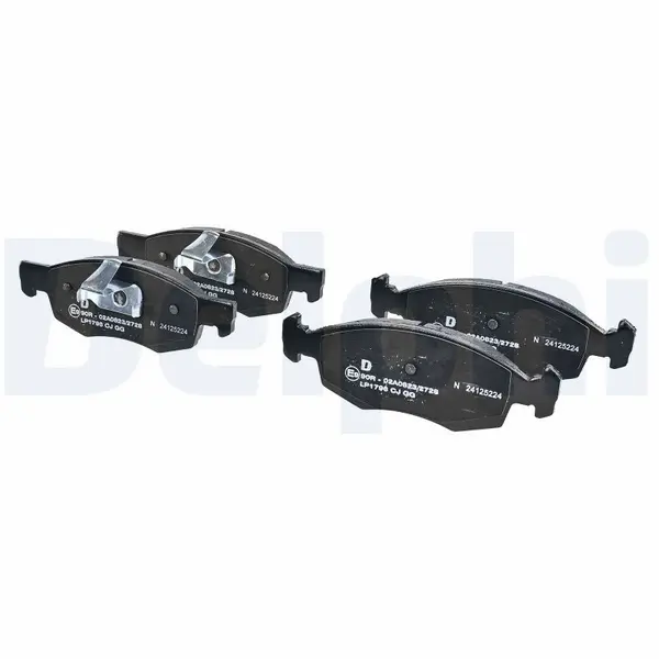 set placute frana,frana disc DELPHI LP1796