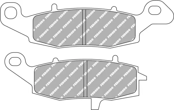 set placute frana,frana disc FERODO FDB2048EF