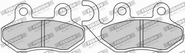 set placute frana,frana disc FERODO FDB2190EF