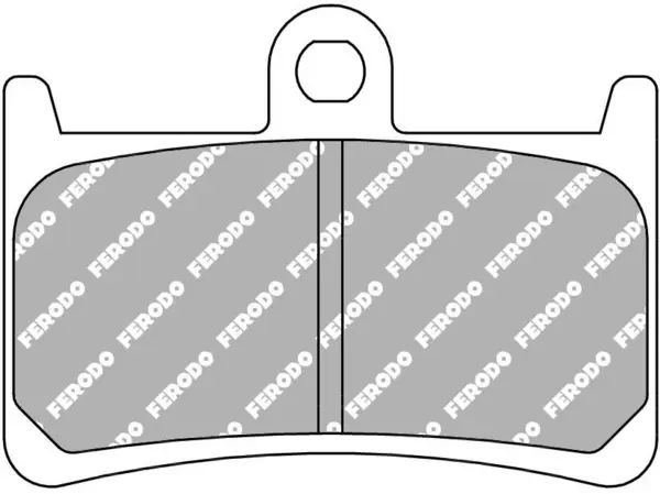 set placute frana,frana disc FERODO FDB605EF