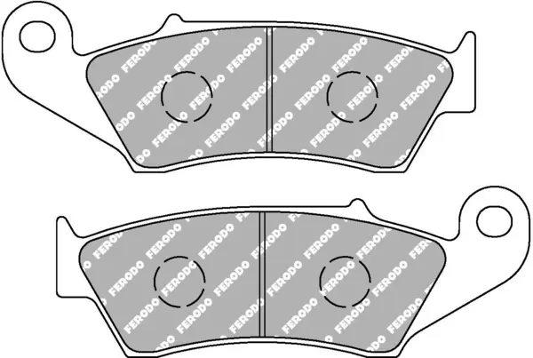 set placute frana,frana disc FERODO FDB892EF