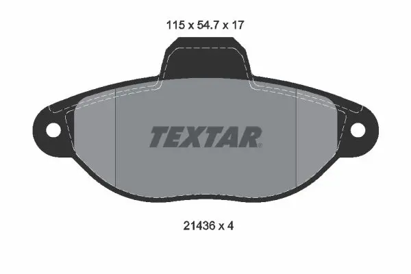 set placute frana,frana disc TEXTAR Q+ 2143602