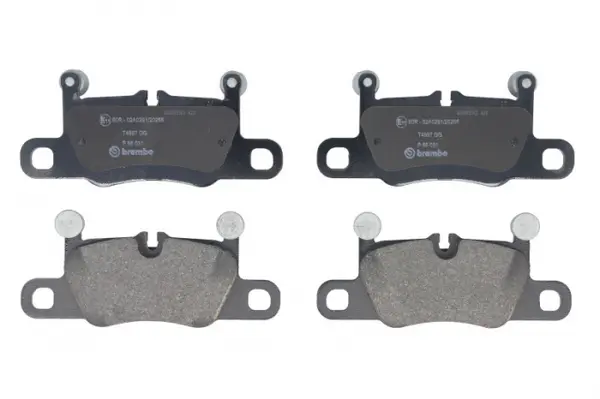 Set placute frana Spate (cu greutati de echilibrare; fara optionale), potrivit AUDI E-TRON GT; PORSCHE 911, 911 TARGA, CAYENNE, TAYCAN, TAYCAN CROSS TURISMO 2.9-Electric 05.11-