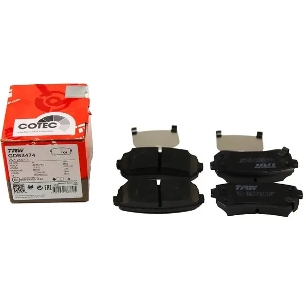 Set Placute Frana Spate Trw Hyundai ix35 2010 GDB3474
