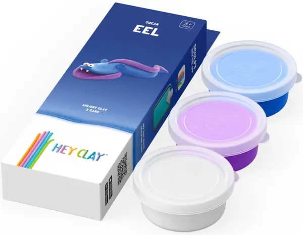 Set plastilina - Ocean - Eel | Hey Clay