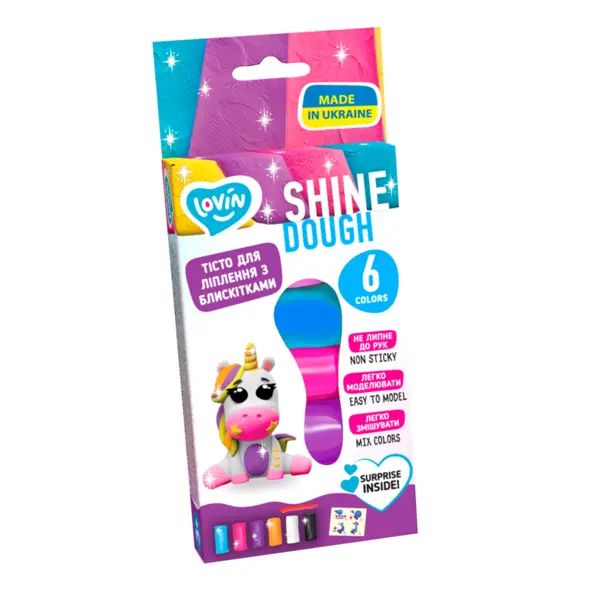 Set plastilina - Shine - 6 culori | Lovin' Do