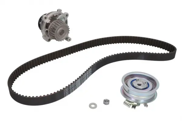Set pompa apa + curea dintata potrivit AUDI A3, A4 B5, A4 B6, A4 B7; SEAT ALTEA, ALTEA XL, CORDOBA, CORDOBA VARIO, EXEO, EXEO ST, IBIZA II, LEON, TOLEDO II, TOLEDO III 1.6-2.0 11.94-05.15