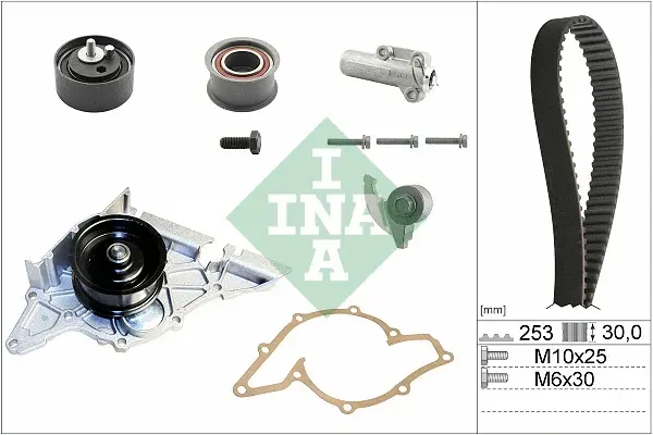 Set pompa apa + curea dintata potrivit AUDI A4 B5, A4 B6, A6 C4, A6 C5, A8 D2; SKODA SUPERB I; VW PASSAT B5, PASSAT B5.5 2.4 2.7 2.8 06.94-03.08