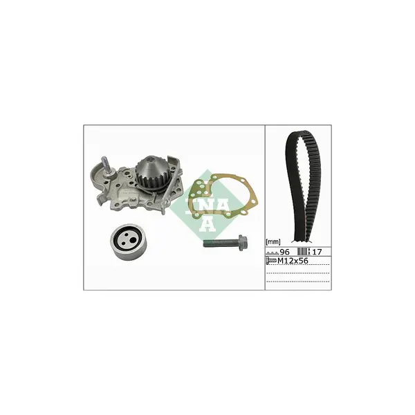 Set pompa apa + curea dintata Schaeffler INA 530 0191 31