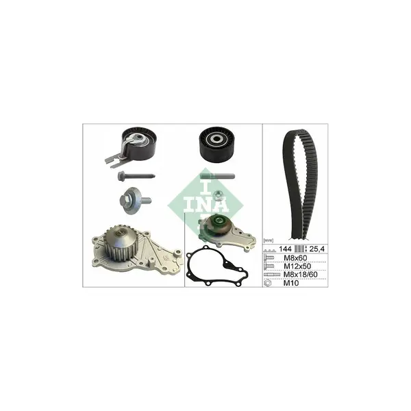 Set pompa apa + curea dintata Schaeffler INA 530 0239 30