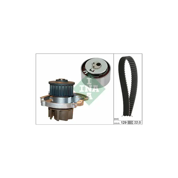 Set pompa apa + curea dintata Schaeffler INA 530 0462 30