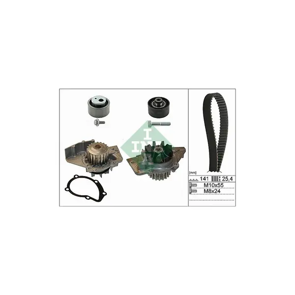 Set pompa apa + curea dintata Schaeffler INA 530 0470 30