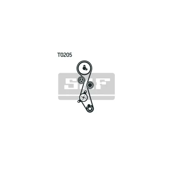 Set pompa apa + curea dintata SKF VKMC 03317