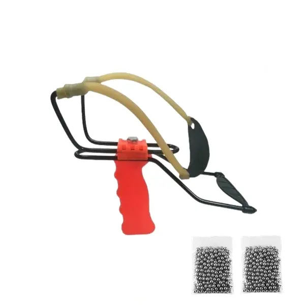 Set prastie profesionala metalica cu suport antebrat si 200 bile metalice 9 mm, DEPOX , 20 cm, portocaliu