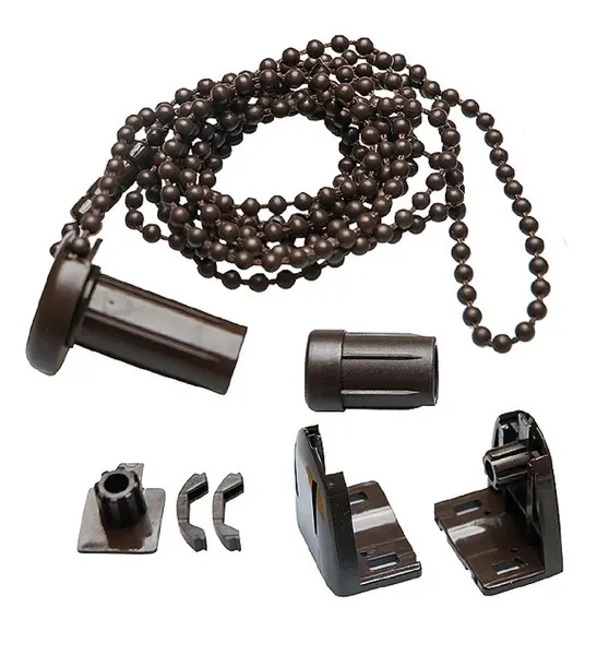 Set prindere si mecanism 19 mm pentru rolete , sistem complet, culoare maro