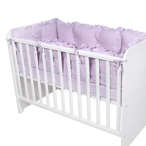 Set protectii laterale pentru pat 4 piese Lorelli, 60 x 120 cm, Violet