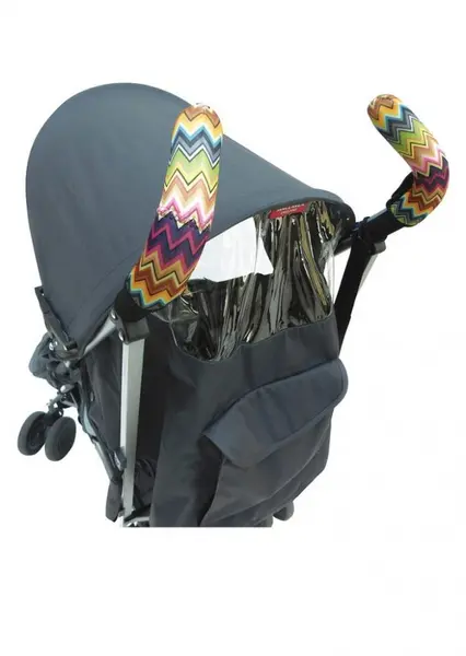 Set protectii neopren pentru manere carucior gri
