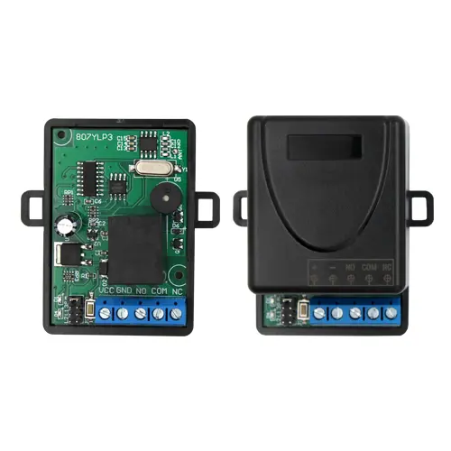 Set radio comandă cu 1 releu 433 MHz, receptor + telecomandă incluse, CSR-807Y-2