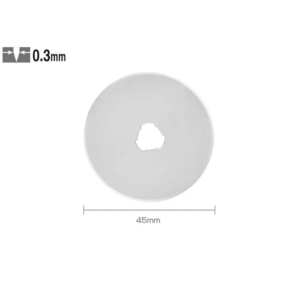 Set RB45-10 - lame japoneze rotunde de 45 mm. 10 bucati. Olfa