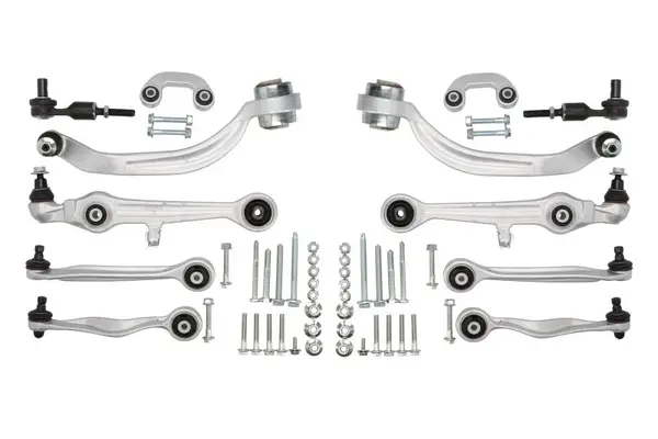 Set reparatie brate puntea fata Delphi pentru AUDI A4 B5, A6 C5; SKODA SUPERB I; VW PASSAT B5, PASSAT B5.5 1.6-4.2 11.94-03.08