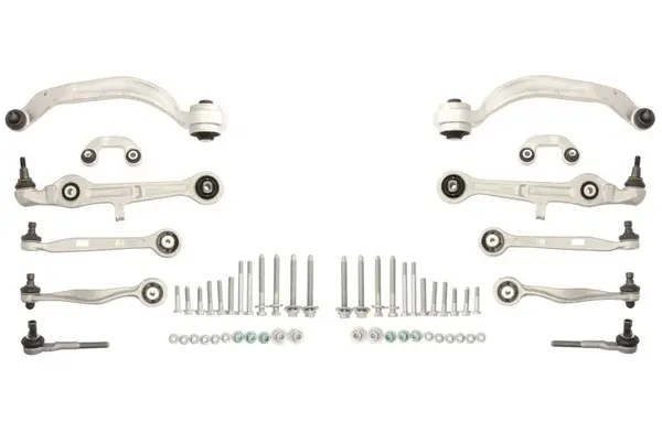 Set reparatie brate puntea fata Lemforder pentru AUDI A4 B5, A4 B6, A4 B7, A6 C5; SKODA SUPERB I; VW PASSAT B5, PASSAT B5.5 1.6-4.2 11.94-03.09