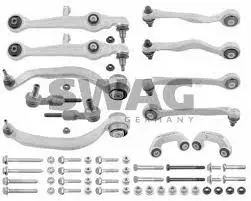 Set reparatie brate puntea fata SWAG pentru AUDI A4 B5, A6 C5; SKODA SUPERB I; VW PASSAT B5, PASSAT B5.5 1.6-4.2 11.94-03.08