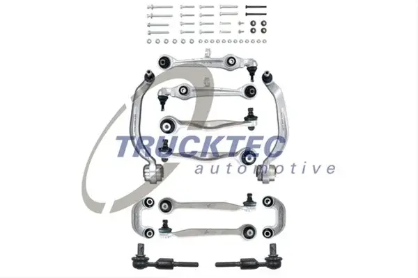 Set reparatie brate puntea fata TRUCKTEC pentru AUDI A4 B5, A6 C5; SKODA SUPERB I; VW PASSAT B5, PASSAT B5.5 1.6-4.2 11.94-03.08