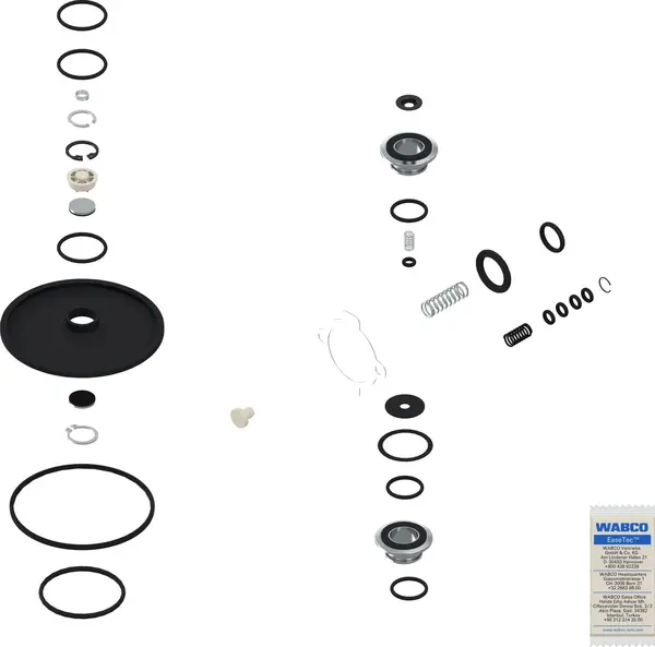Set reparatie, regulator presiune franare WABCO 4757110002