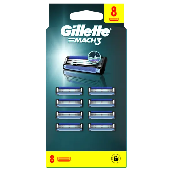 Set rezerve aparat de ras Mach3, 8 bucati, Gillette