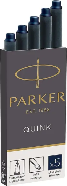 Set rezerve Parker Z11 - Pentru stilou, 5 buc., albastru inchis