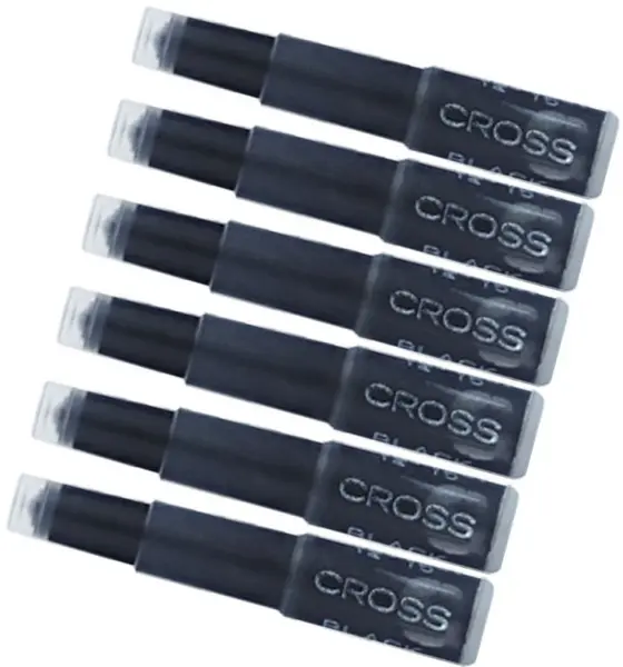 Set rezerve scurte Cross - Negre, 6 bucati