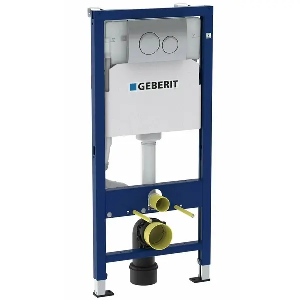 Set rezervor Wc Incastrat Geberit cu set fixare si clapeta crom Duofix Delta