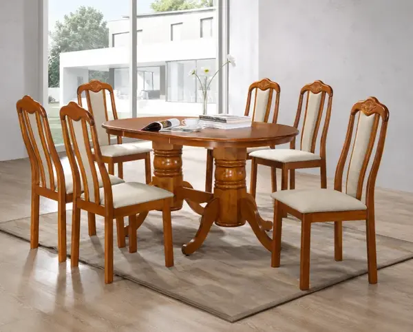 Set RH7017T+6RH558C RH Oak,150x90x76 cm