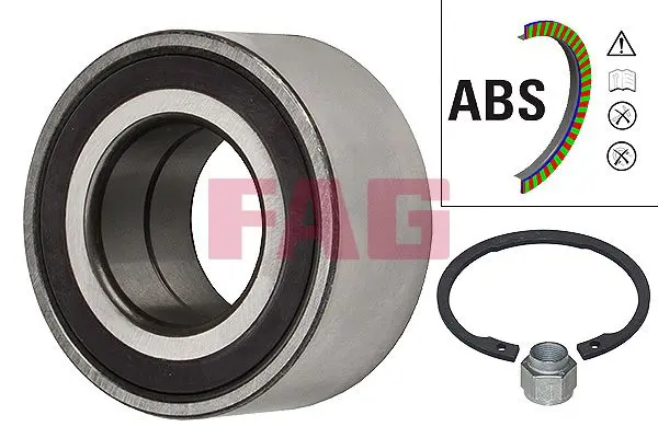 Set rulment roata QWP WWB227