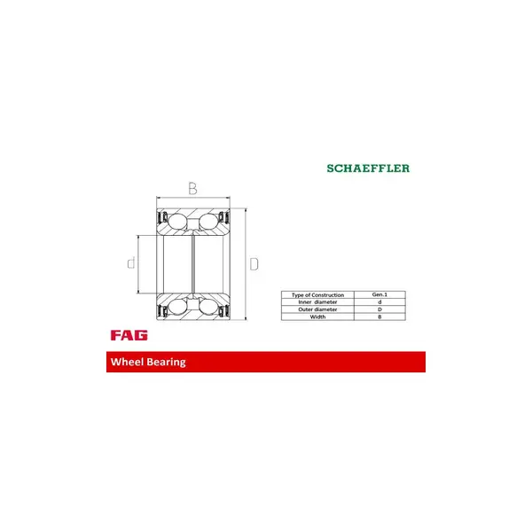 Set rulment roata Schaeffler FAG 713 6309 00