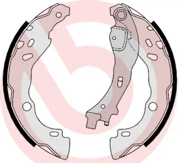 Set saboti frana BREMBO ESSENTIAL LINE S 23 523