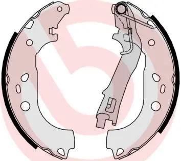 Set saboti frana BREMBO ESSENTIAL LINE S 23 533