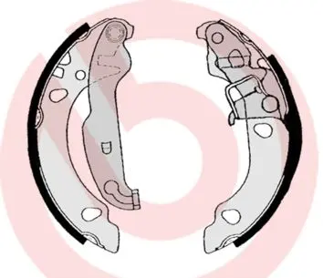 Set saboti frana BREMBO ESSENTIAL LINE S 24 530