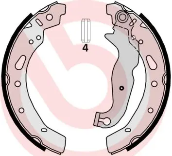 Set saboti frana BREMBO ESSENTIAL LINE S 24 540