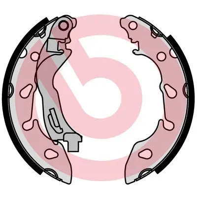 Set saboti frana BREMBO ESSENTIAL LINE S 24 553