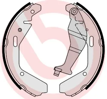 Set saboti frana BREMBO ESSENTIAL LINE S 79 502
