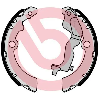 Set saboti frana BREMBO ESSENTIAL LINE S 79 528