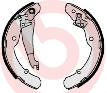 Set saboti frana BREMBO ESSENTIAL LINE S 85 516