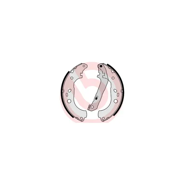 Set saboti frana BREMBO S 24 534
