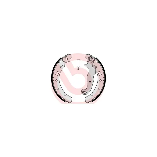 Set saboti frana BREMBO S 24 540