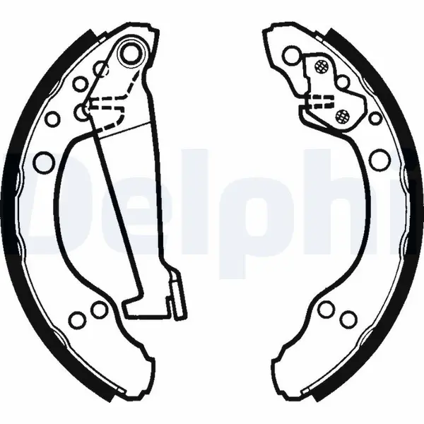 Set saboti frana DELPHI LS1277