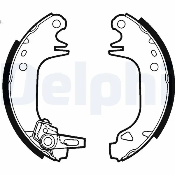 Set saboti frana DELPHI LS1423