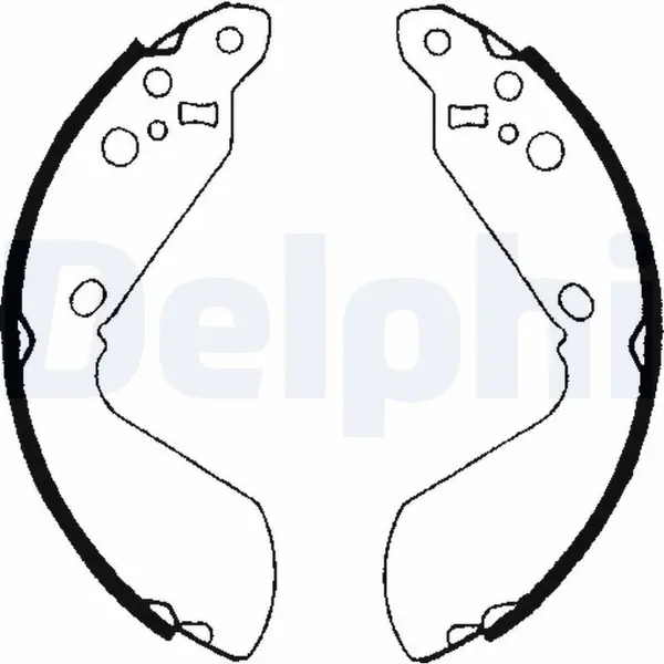 Set saboti frana DELPHI LS1651